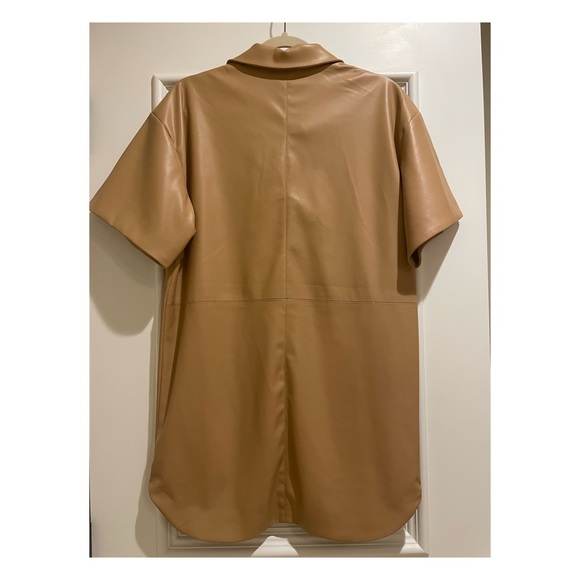 Song of Style Revolve Collection Stella Faux Leather Dress Sz S - Picture 4 of 5